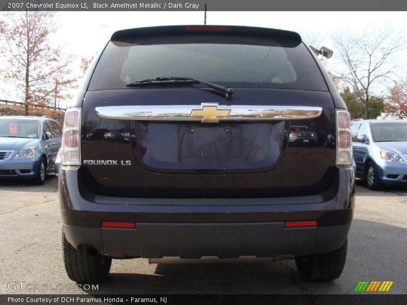 Black Amethyst Metallic / Dark Gray 2007 Chevrolet Equinox LS