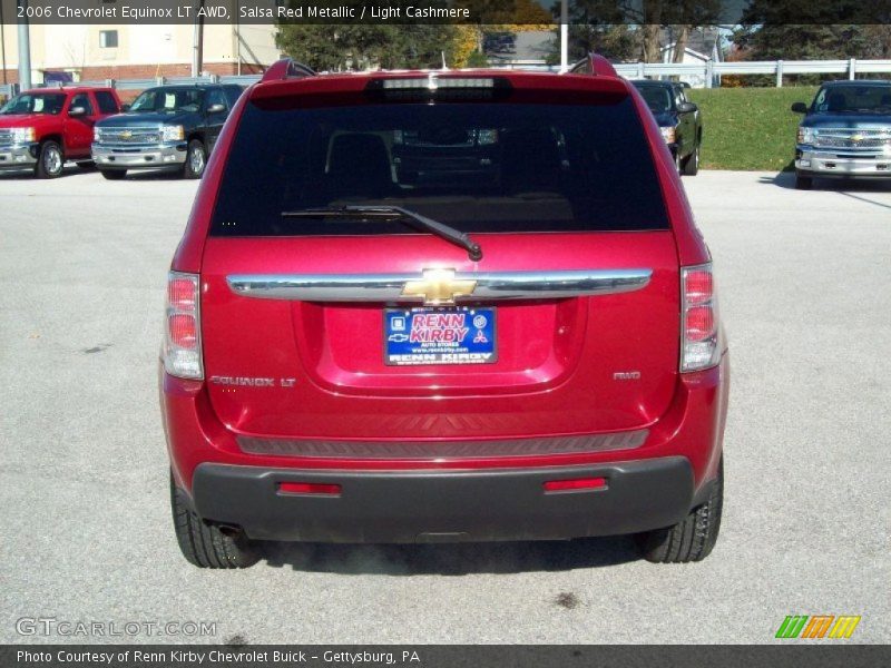 Salsa Red Metallic / Light Cashmere 2006 Chevrolet Equinox LT AWD