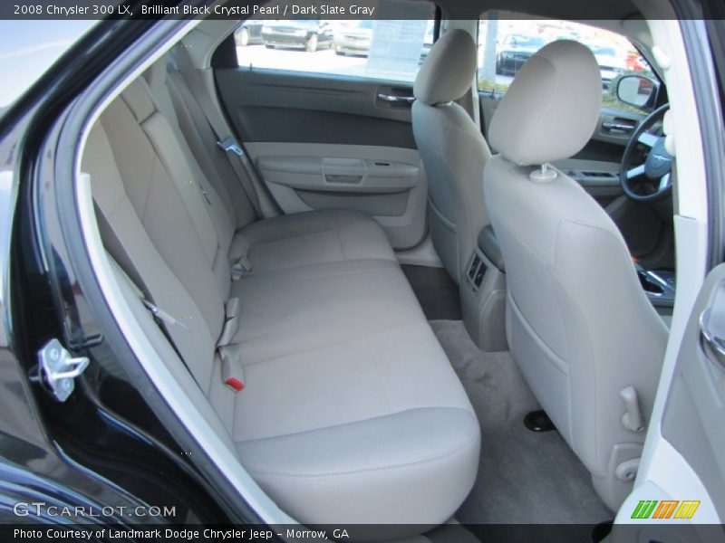 Brilliant Black Crystal Pearl / Dark Slate Gray 2008 Chrysler 300 LX