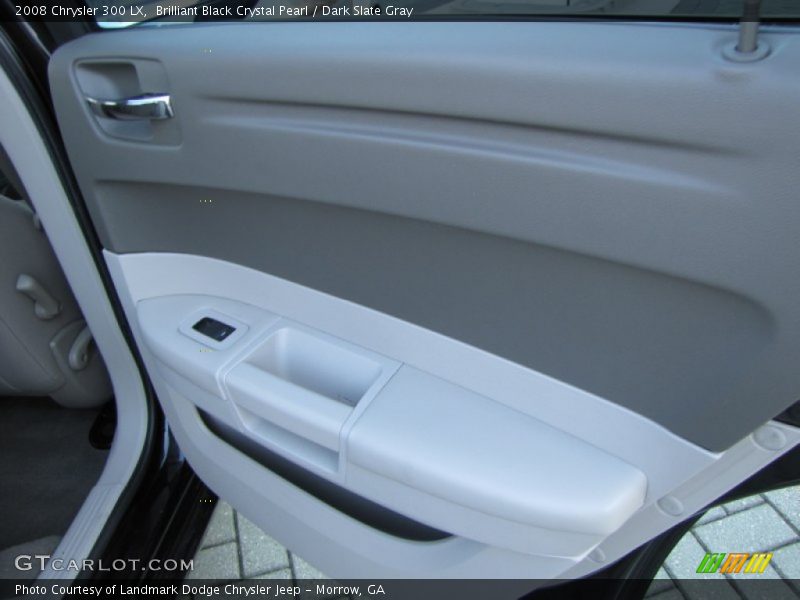Brilliant Black Crystal Pearl / Dark Slate Gray 2008 Chrysler 300 LX