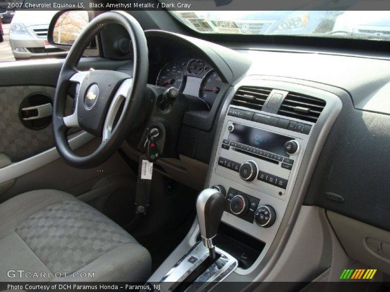 Black Amethyst Metallic / Dark Gray 2007 Chevrolet Equinox LS
