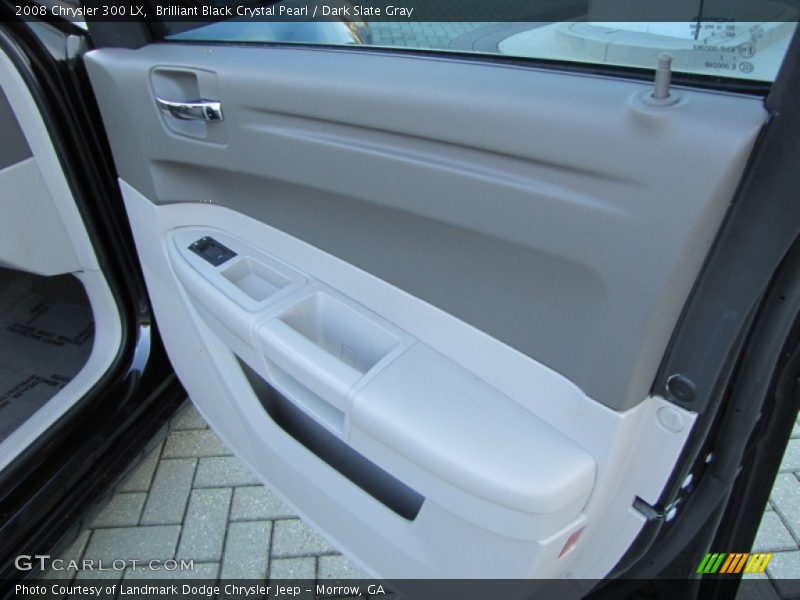 Brilliant Black Crystal Pearl / Dark Slate Gray 2008 Chrysler 300 LX