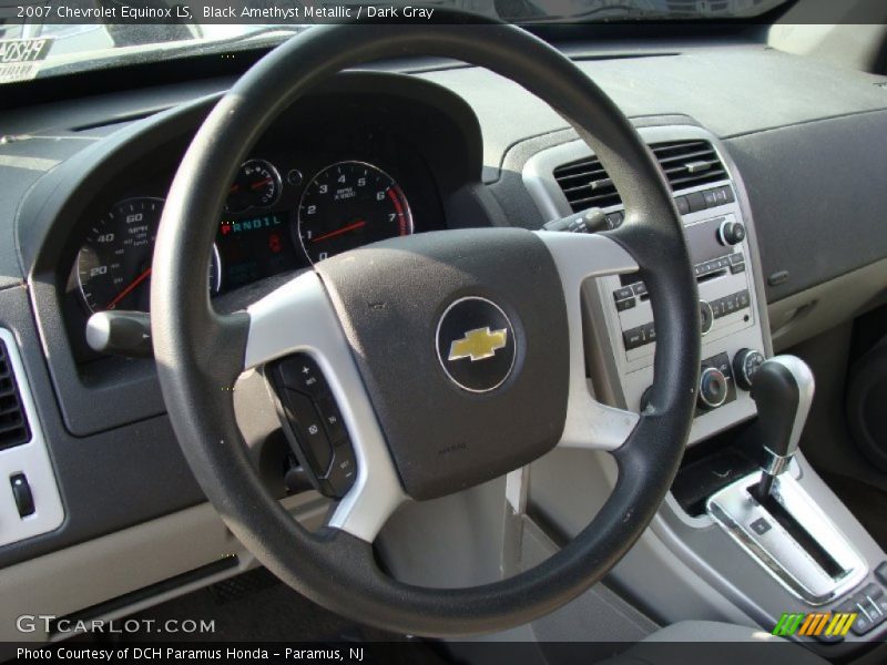 Black Amethyst Metallic / Dark Gray 2007 Chevrolet Equinox LS
