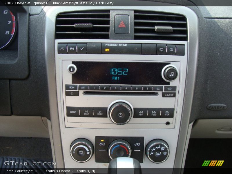 Black Amethyst Metallic / Dark Gray 2007 Chevrolet Equinox LS