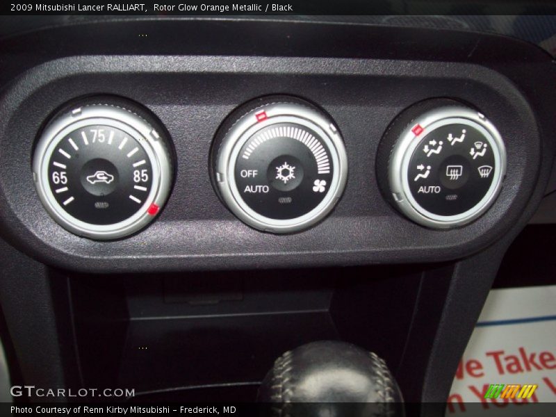 Controls of 2009 Lancer RALLIART