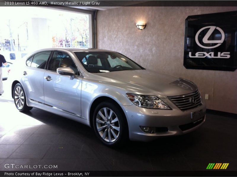 Mercury Metallic / Light Gray 2010 Lexus LS 460 AWD