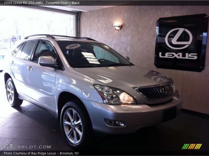 Tungsten Pearl / Black 2009 Lexus RX 350 AWD