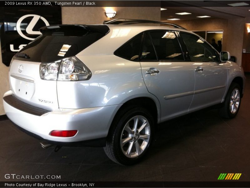 Tungsten Pearl / Black 2009 Lexus RX 350 AWD