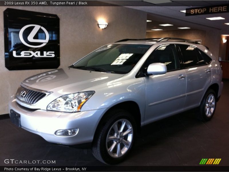 Tungsten Pearl / Black 2009 Lexus RX 350 AWD