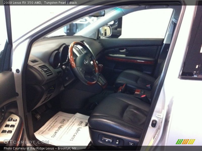 Tungsten Pearl / Black 2009 Lexus RX 350 AWD
