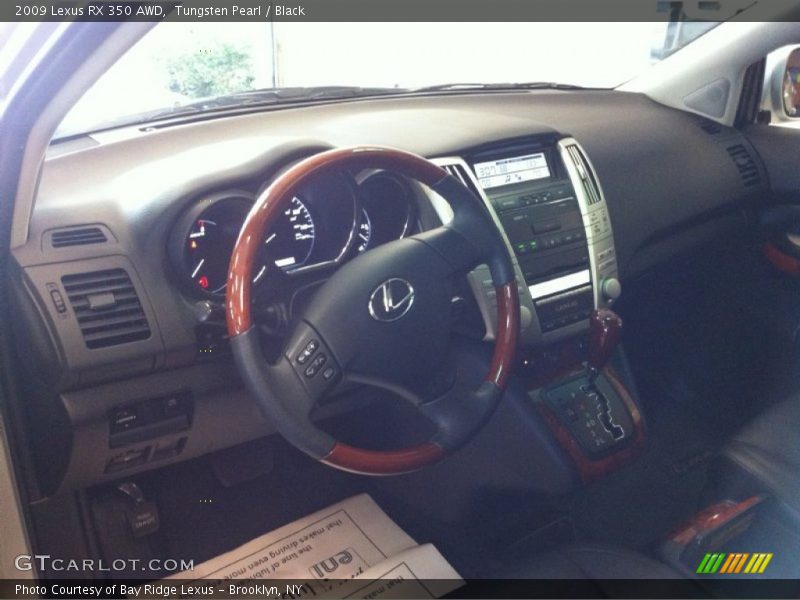 Tungsten Pearl / Black 2009 Lexus RX 350 AWD