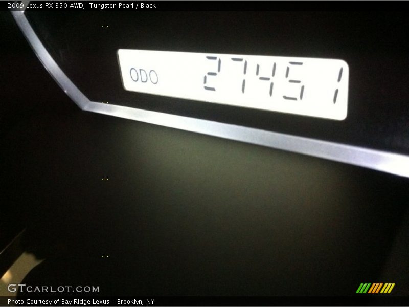 Tungsten Pearl / Black 2009 Lexus RX 350 AWD