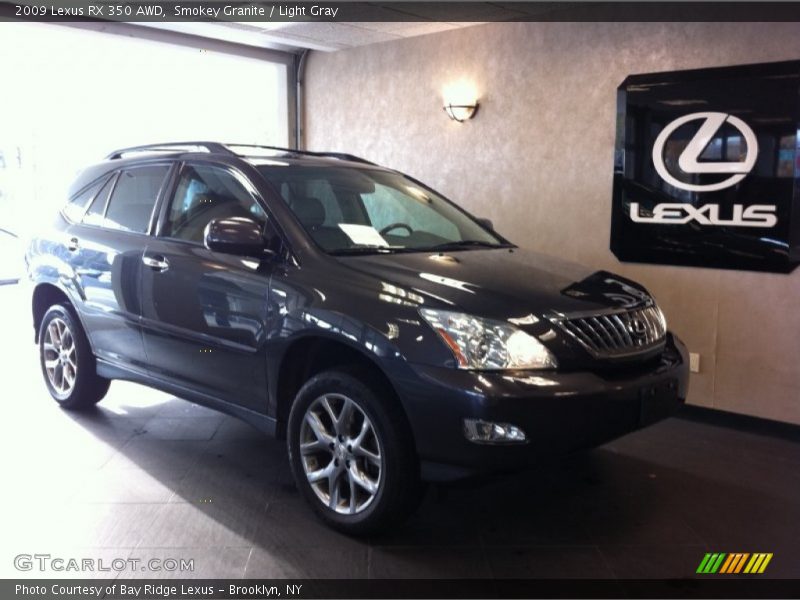 Smokey Granite / Light Gray 2009 Lexus RX 350 AWD