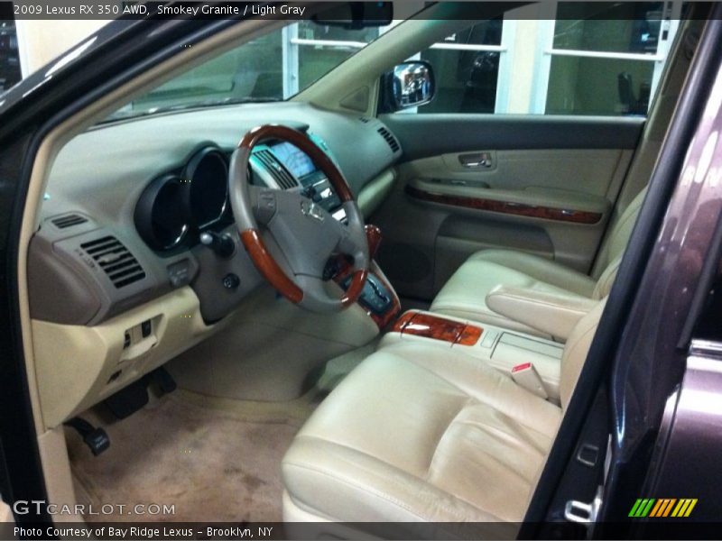 Smokey Granite / Light Gray 2009 Lexus RX 350 AWD