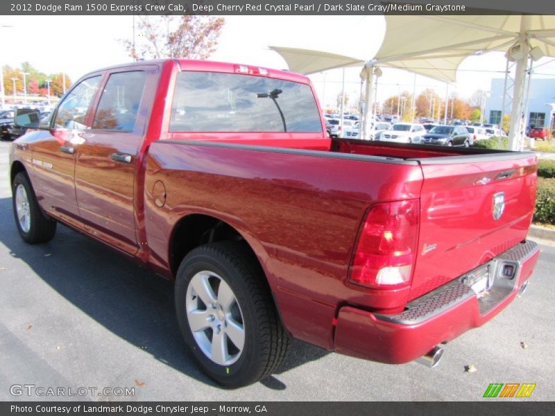 Deep Cherry Red Crystal Pearl / Dark Slate Gray/Medium Graystone 2012 Dodge Ram 1500 Express Crew Cab