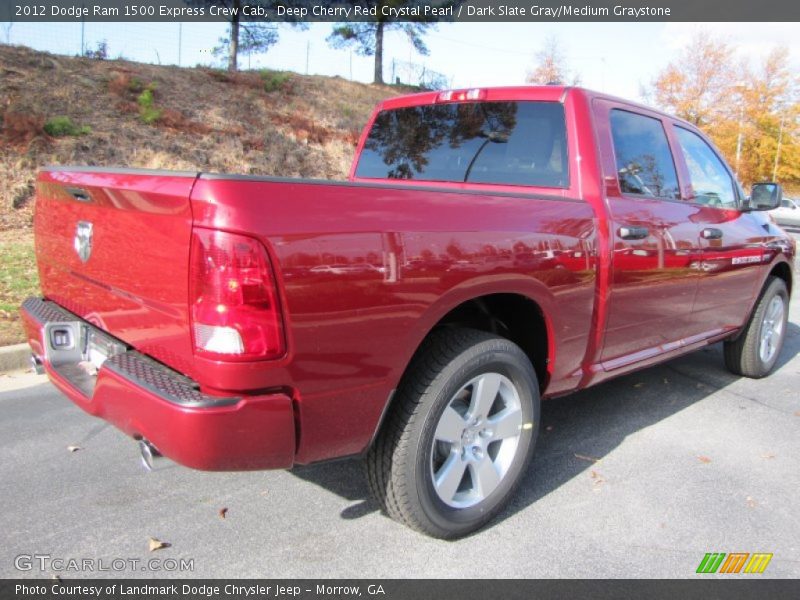Deep Cherry Red Crystal Pearl / Dark Slate Gray/Medium Graystone 2012 Dodge Ram 1500 Express Crew Cab