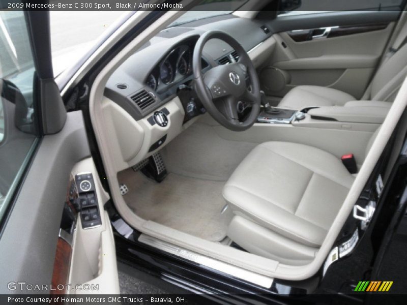 Black / Almond/Mocha 2009 Mercedes-Benz C 300 Sport