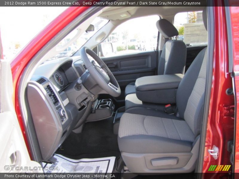 Deep Cherry Red Crystal Pearl / Dark Slate Gray/Medium Graystone 2012 Dodge Ram 1500 Express Crew Cab