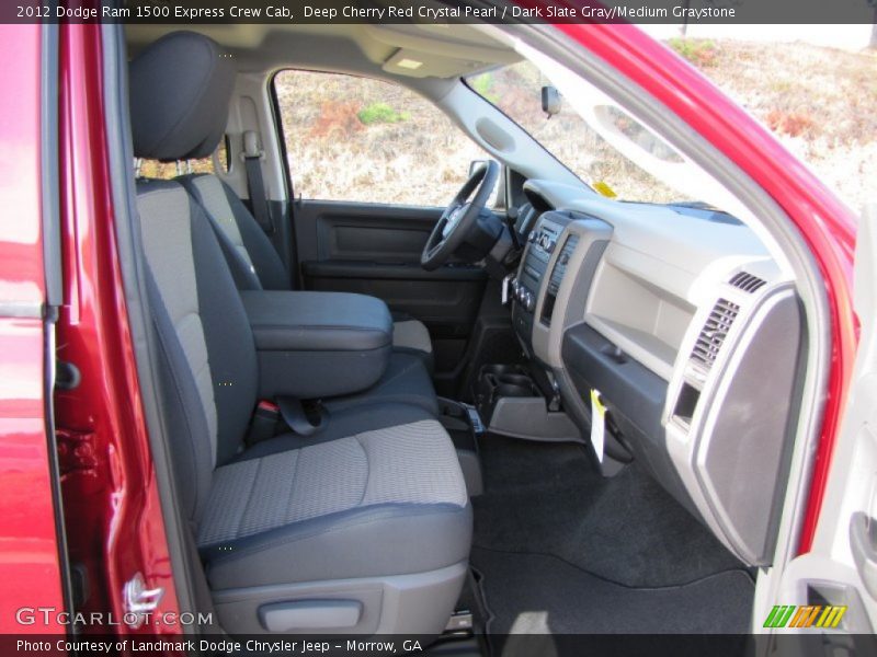 Deep Cherry Red Crystal Pearl / Dark Slate Gray/Medium Graystone 2012 Dodge Ram 1500 Express Crew Cab