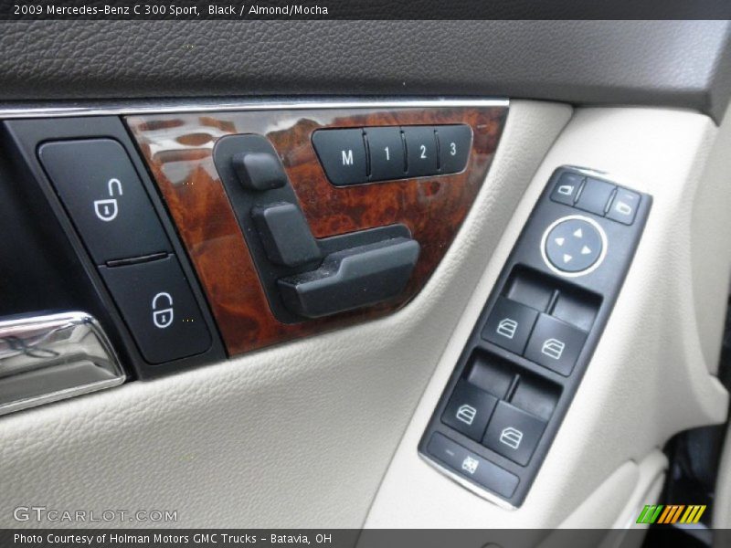 Black / Almond/Mocha 2009 Mercedes-Benz C 300 Sport