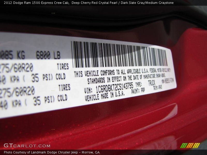 PRP - 2012 Dodge Ram 1500 Express Crew Cab