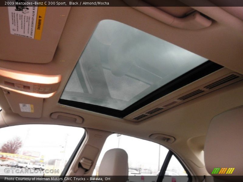 Black / Almond/Mocha 2009 Mercedes-Benz C 300 Sport