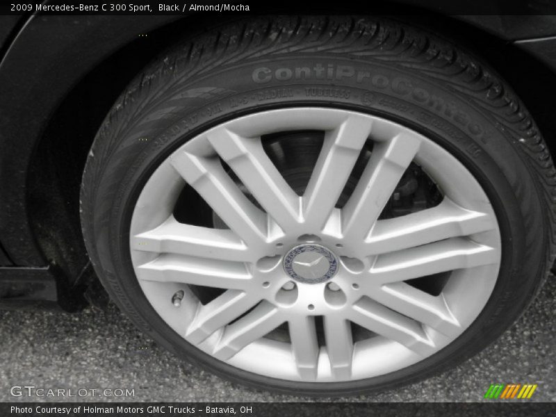 Black / Almond/Mocha 2009 Mercedes-Benz C 300 Sport