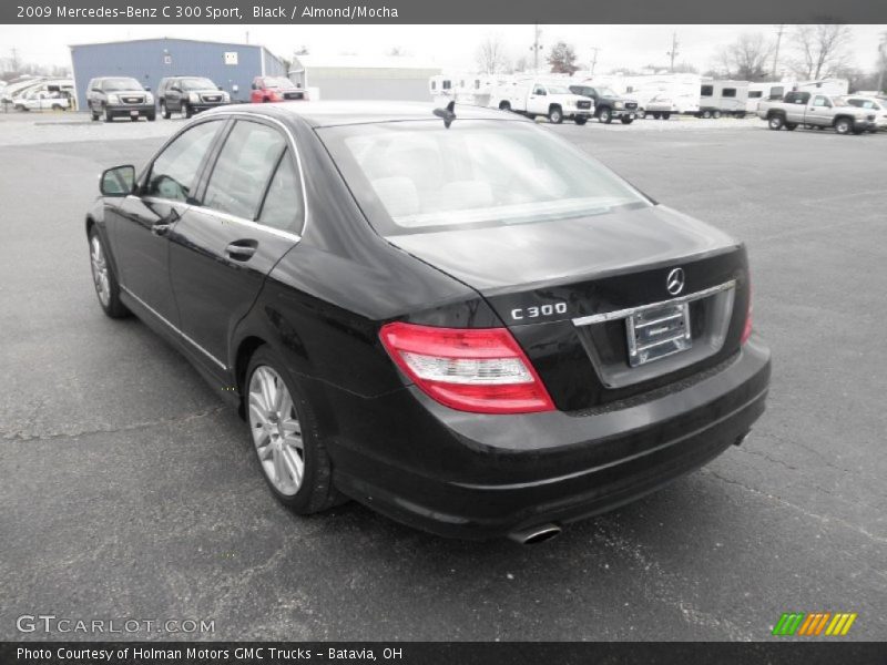 Black / Almond/Mocha 2009 Mercedes-Benz C 300 Sport