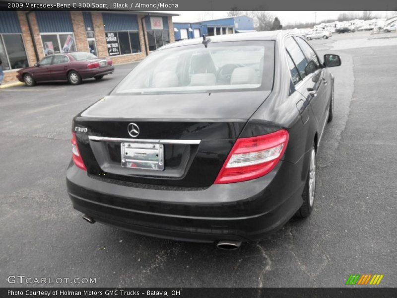 Black / Almond/Mocha 2009 Mercedes-Benz C 300 Sport