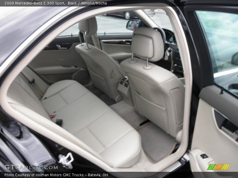 Black / Almond/Mocha 2009 Mercedes-Benz C 300 Sport