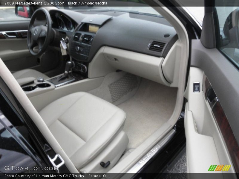Black / Almond/Mocha 2009 Mercedes-Benz C 300 Sport