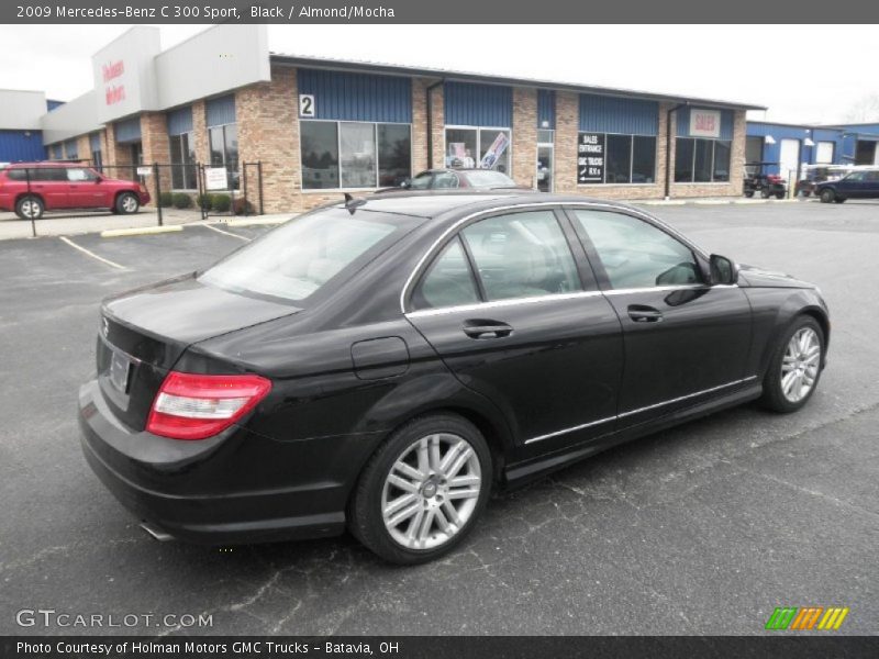 Black / Almond/Mocha 2009 Mercedes-Benz C 300 Sport