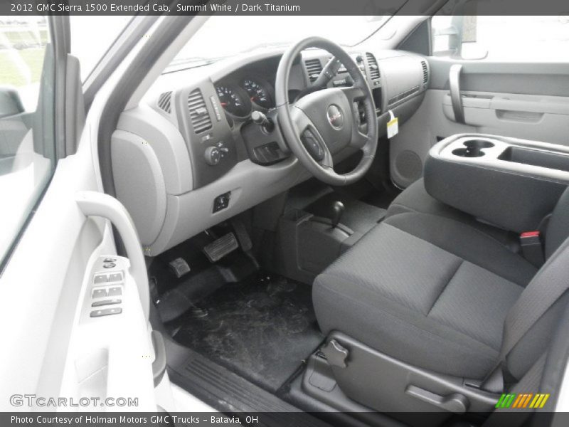Summit White / Dark Titanium 2012 GMC Sierra 1500 Extended Cab
