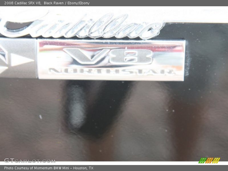 Black Raven / Ebony/Ebony 2008 Cadillac SRX V8