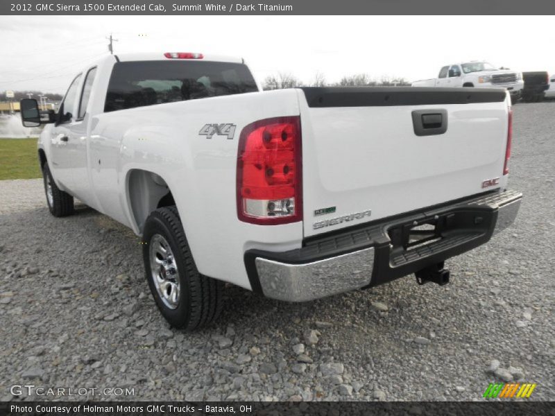 Summit White / Dark Titanium 2012 GMC Sierra 1500 Extended Cab