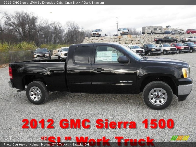 Onyx Black / Dark Titanium 2012 GMC Sierra 1500 SL Extended Cab