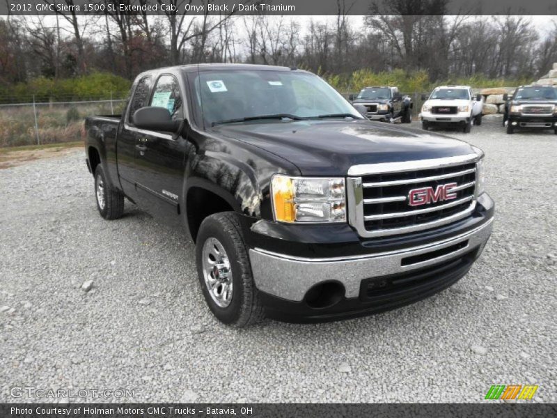 Onyx Black / Dark Titanium 2012 GMC Sierra 1500 SL Extended Cab