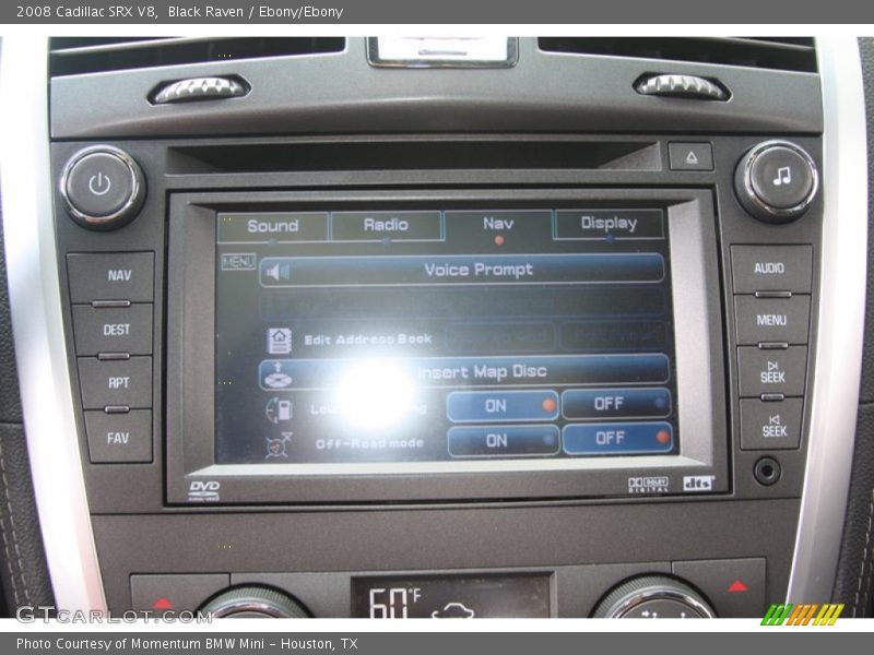 Black Raven / Ebony/Ebony 2008 Cadillac SRX V8