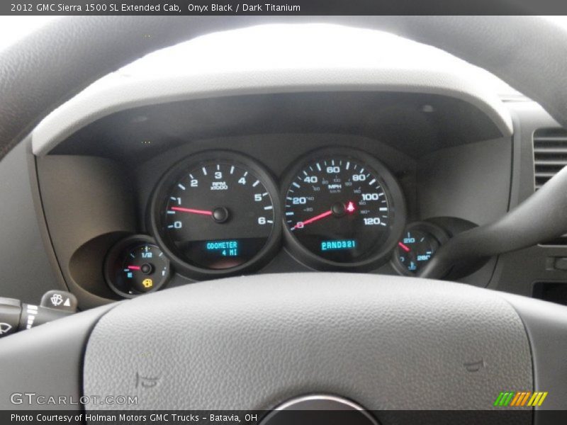 Onyx Black / Dark Titanium 2012 GMC Sierra 1500 SL Extended Cab