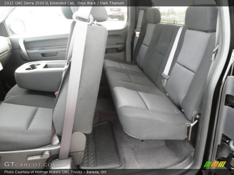  2012 Sierra 1500 SL Extended Cab Dark Titanium Interior