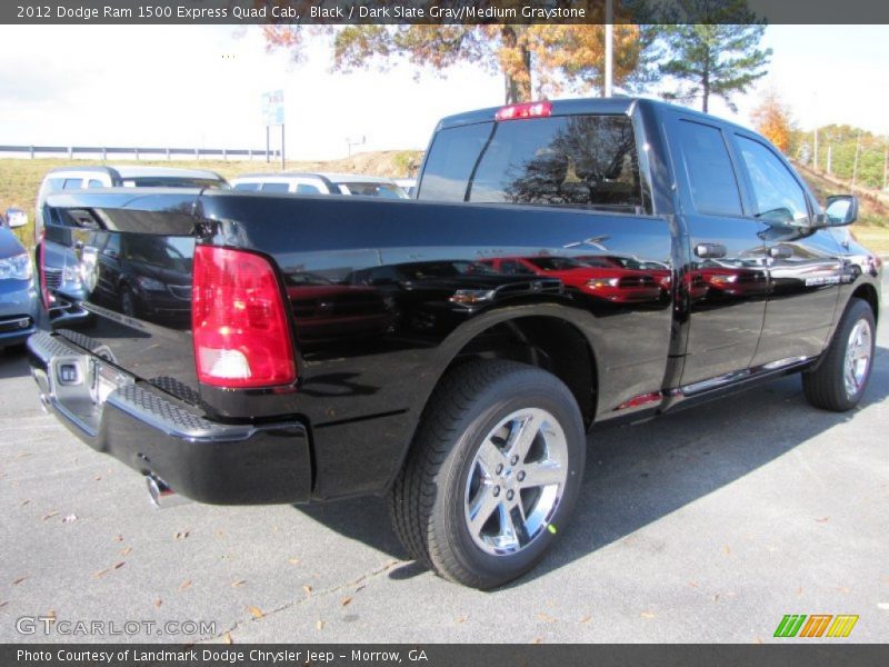 Black / Dark Slate Gray/Medium Graystone 2012 Dodge Ram 1500 Express Quad Cab