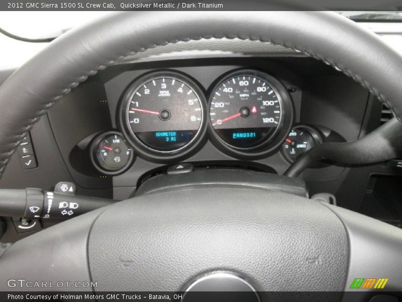 Quicksilver Metallic / Dark Titanium 2012 GMC Sierra 1500 SL Crew Cab