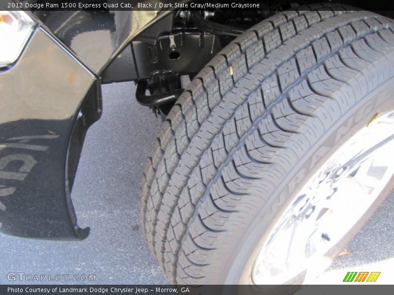 Black / Dark Slate Gray/Medium Graystone 2012 Dodge Ram 1500 Express Quad Cab