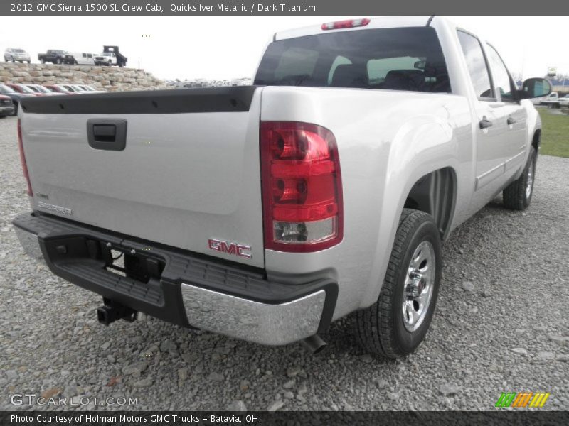 Quicksilver Metallic / Dark Titanium 2012 GMC Sierra 1500 SL Crew Cab