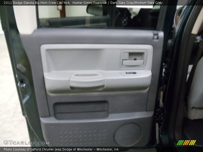 Hunter Green Pearlcoat / Dark Slate Gray/Medium Slate Gray 2011 Dodge Dakota Big Horn Crew Cab 4x4