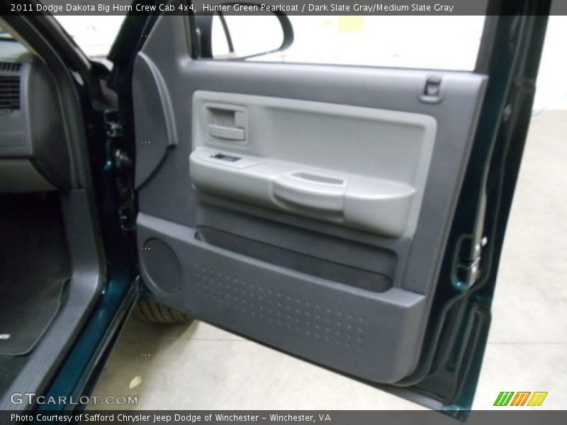 Hunter Green Pearlcoat / Dark Slate Gray/Medium Slate Gray 2011 Dodge Dakota Big Horn Crew Cab 4x4