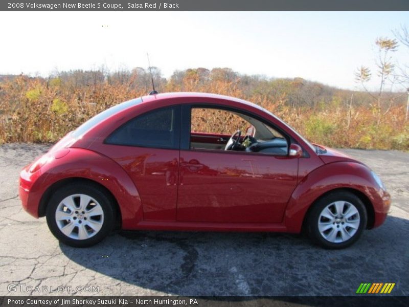 Salsa Red / Black 2008 Volkswagen New Beetle S Coupe