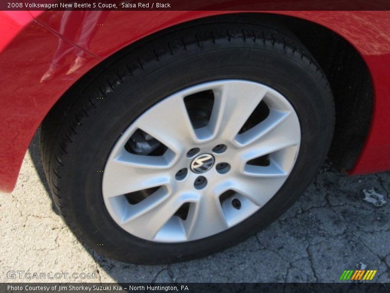 Salsa Red / Black 2008 Volkswagen New Beetle S Coupe