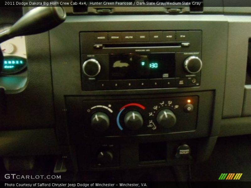 Hunter Green Pearlcoat / Dark Slate Gray/Medium Slate Gray 2011 Dodge Dakota Big Horn Crew Cab 4x4