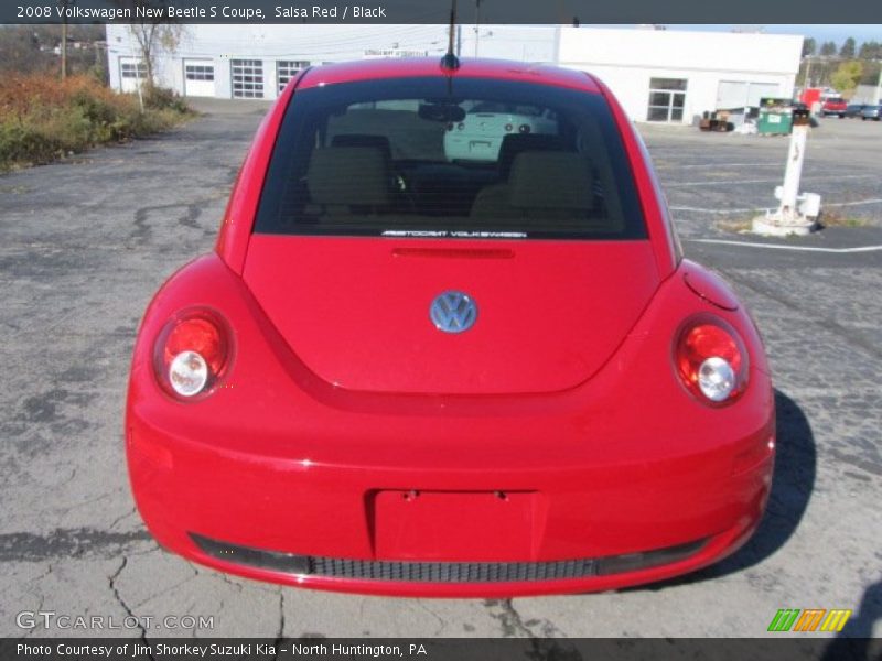 Salsa Red / Black 2008 Volkswagen New Beetle S Coupe